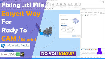 Materialise magics tutorials | How to Fix 3d file before print in Magics 21.0 | Repair STL files.