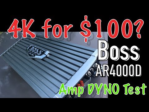 Who&rsquo;s the Boss? AR4000D 4k MAX Amp Dyno Test