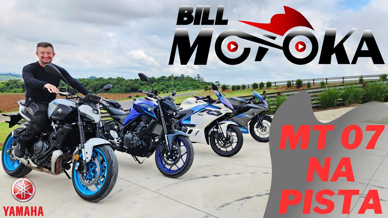 I accelerated the new YAMAHA MT 07 2025 at HARAS TUIUTI, very