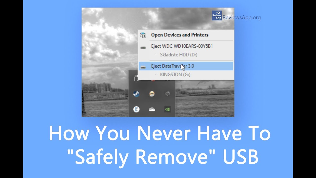How You Never Have To "Safely Remove" USB in Windows 10 YouTube
