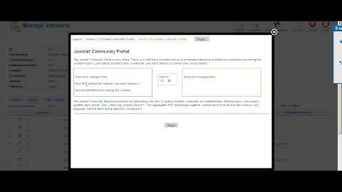 Version Control for Articles in Joomla 1.6 by Victor Carbone (August 2009)