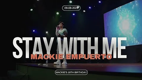 TNT BOYS Mackie Empuerto - STAY WITH ME | 18th Birthday Concert