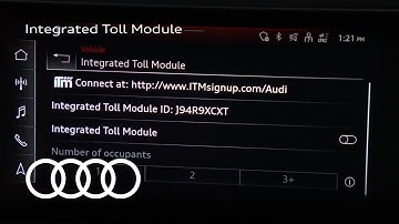 Audi Tech Tutorial: Integrated Toll Module