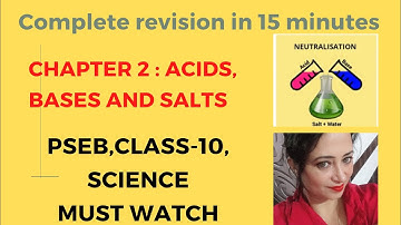 PSEB || SCIENCE || REVISION || ACIDS BASES AND SALTS || CLASS 10TH || @playwithscience3588