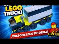 How to make an Unofficial model of Lego truck | Satisfying DIY video of Lego bricks 