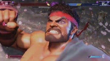 Street Fighter 6 Demo: Me Vs CPU Level 8 Ryu