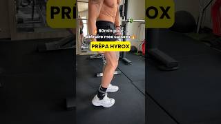 👉 PRÉPA HYROX 🔥 60 min pour encaisser la brûlure #hyrox #workout #fitness #training #legday