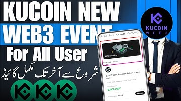 Kucoin New Offer Today | web3 wallet airdrop Explained By Zeebhai YT