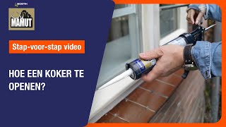 Hoe Open Je Een Kitkoker? Instructie Video Bostik Benelux