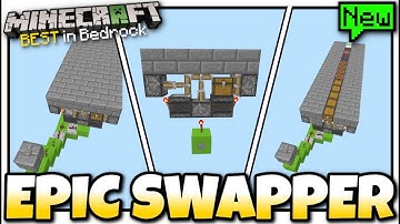 Minecraft - EPIC BLOCK SWAPPER ( 1-wide / Tileable ) [ Tutorial ] MCPE / Bedrock / Xbox / Switch