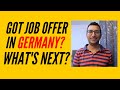 Steps After Getting a Job in Germany | Sandeep Khaira