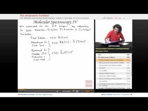 “The Anharmonic Oscillator” | Physical Chemistry with Educator.com