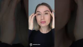 PERFECT QUICK AND EASY FLUFFY EYEBROW TUTORIAL  #shorts #shortsmakeup