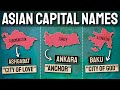 How Each Asian Capital Got Its Name