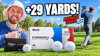 This Golfer Picked Up CRAZY Distance By Switching Golf Balls... Volvik vs Pro V1