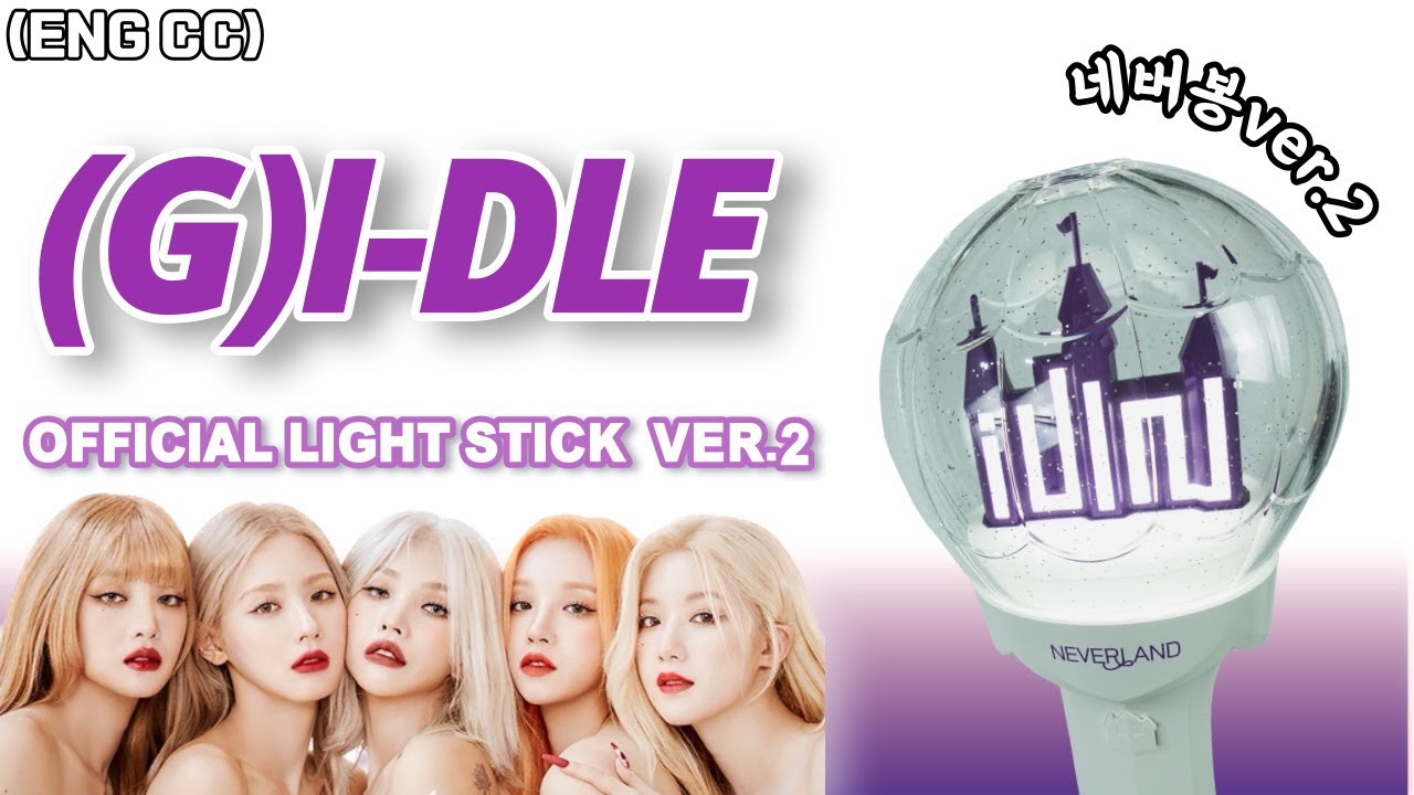 GIRL (G) I-DLE LIGHT STICK Ver.2 OFFICIAL + Tracking