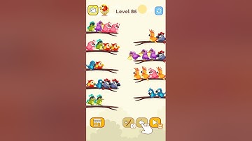 Bird Sort Color Level 86┃Complete Level┃Sorting Games