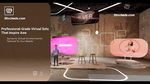 Talkshow WEW3 | Unreal Engine Corporate Virtual Set | Integrated With Aximmetry