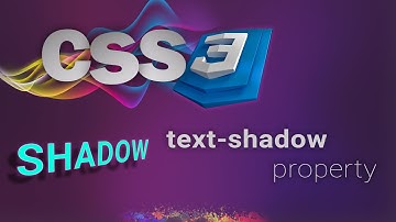 CSS for beginners 61: text-shadow property