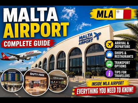 Video Malta International Airport Walking Tour