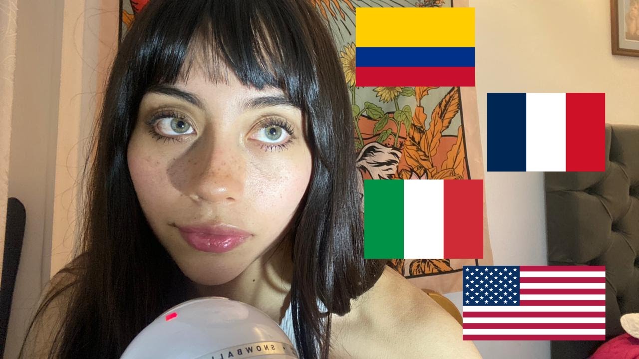 ASMR en distintos idiomas: Susurros Relajantes en 4 Idiomas (Español, Inglés, Italiano y Francés)