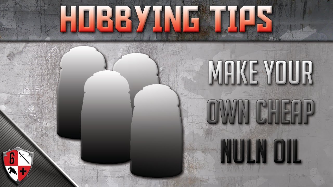 DIY Cheap and Easy Washes - Make your own Nuln Oil
