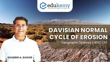 Davis Cycle of Erosion | Geography Optional Foundation | UPSC CSE | Edukemy