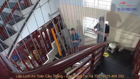 Lắp Lưới An Toàn Cầu Thang  Ban Công Tại Hà Tĩnh SDT 0915 468 292