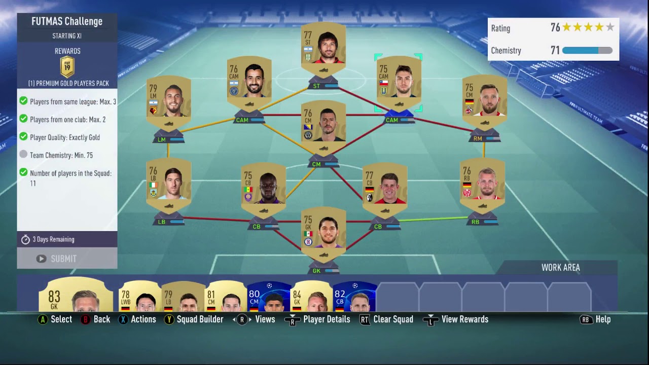 DAY 4 FUTMAS CHALLENGE SBC