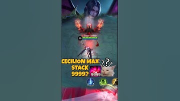 ✅ 9999! STACK TEST | Cecilion #mlbb #mlbbshorts