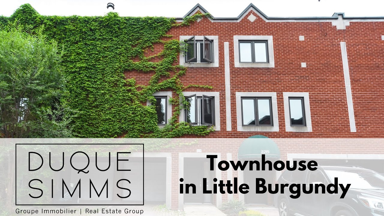 *SOLD* Splendid townhouse with 2 bedrooms in Little Burgundy, Montréal