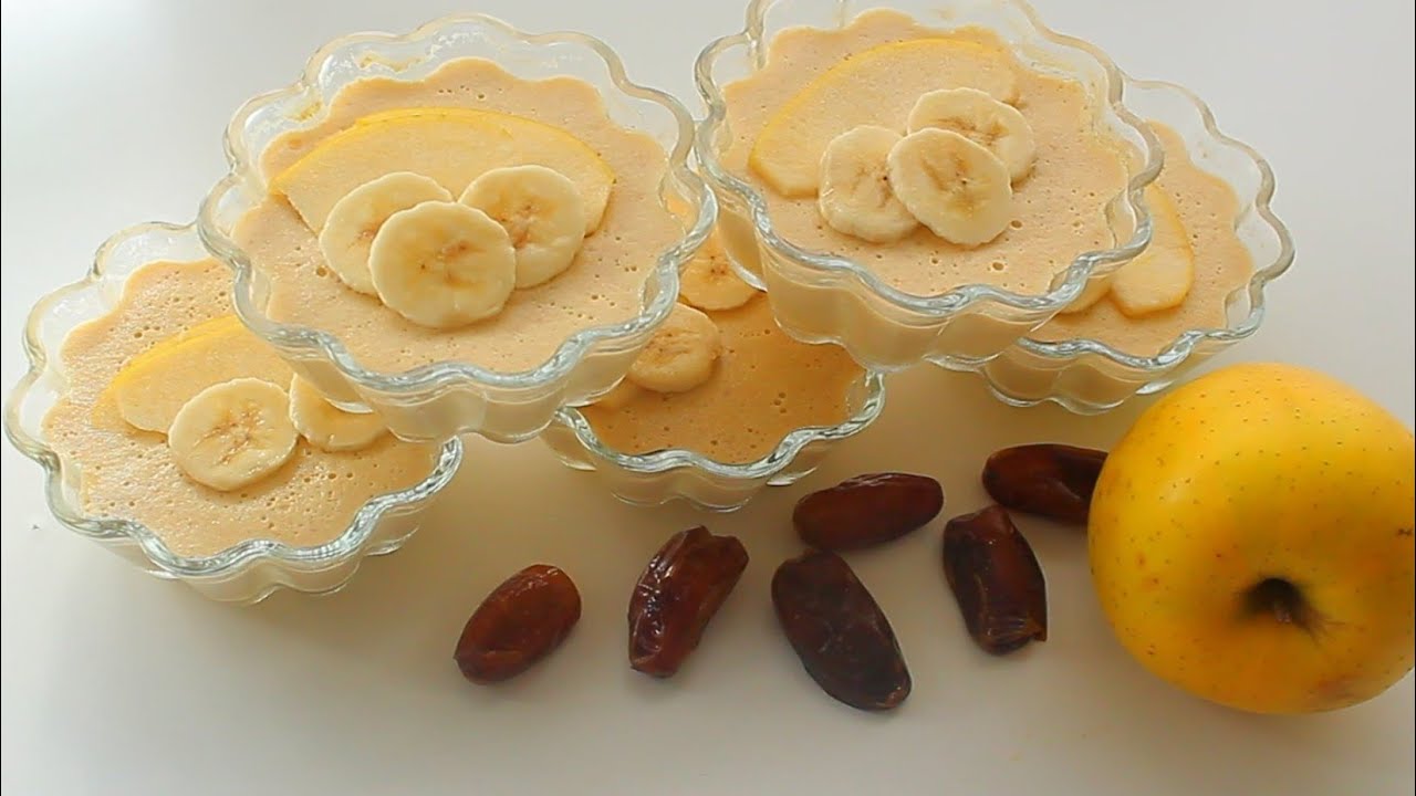 عندك تفاحة وتمر ؟؟حضري أروع تحلية صحية بدون سكر سهلة سريعة تحلية رمضانية🌙