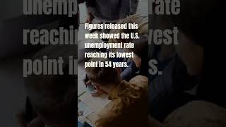 Half a Million Jobs Created in January Pushes U S  Unemployment Rate to Lowest in 54 Years – 3 4%