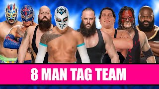 Lucha Dragons & Big Show & Rey Mysterio vs. Kane & Strowman & Mark Henry & Andre The Giant