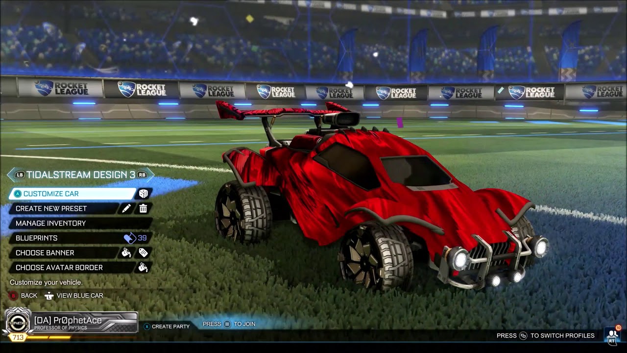 Rocket League: *Tidal Stream Designs* - YouTube