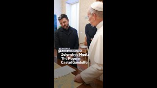 Zelenskyy Meets The Pope in Castel Gandolfo