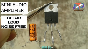How to make audio amplifier circuit using irfz44n mosfet