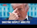 US authorities are treating shooting as an assassination attempt on President Trump