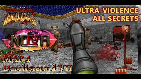 Doom 2 - Nova IV - Mapa 4 - Ultra-Violence - All Secrets