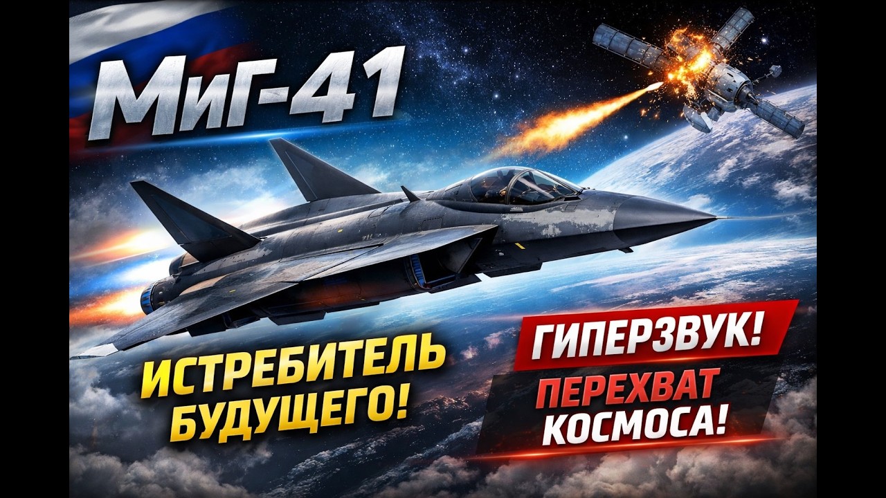 МиГ-41: истребитель будущего России | Гиперзвуковой перехватчик нового поколения