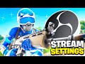 The Best OBS Settings for Streaming Fortnite! (NO LAG)