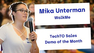 Mika Unterman Of Walkme Techto