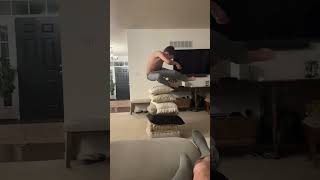 Kellan 10 Yo With The Slow Mo Pillow Pile Jump