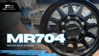 METHOD RACE MR704 17x9 | +18 Offset | 8x6.5 Bolt Pattern | Matte Black