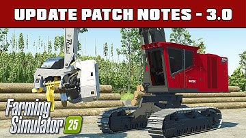 Mod Update 3.0 - Axis Rebel T22HD, Tigercat 855E, 635H, 630H - Farming Simulator 2025 - FDR Logging