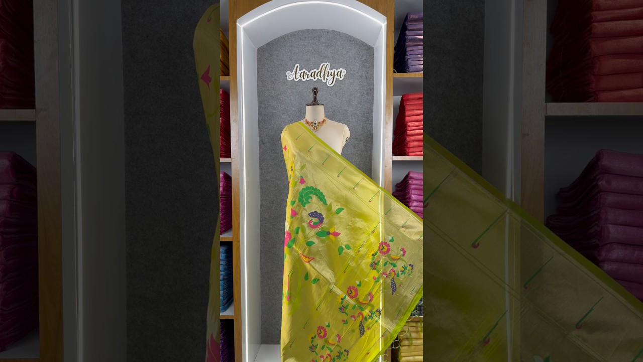 Pure Paithani Pallu All-over Zari Weaving Dupatta