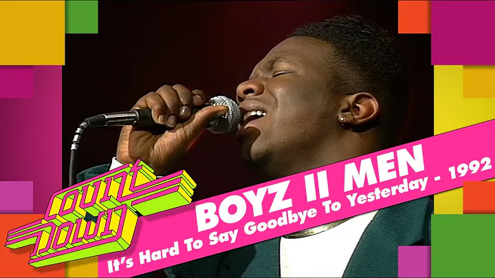 Boyz II Men - It's Hard To Say Goodbye To Yesterday (Live on Countdown, 1992)