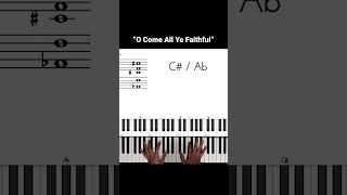 Beautiful chords to use on “O Come All Ye Faithful”