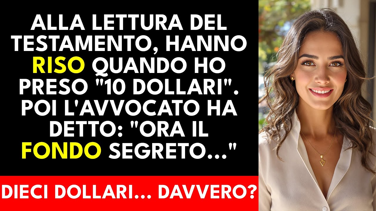 Alla lettura del testamento hanno riso dei miei 10 dollari – poi l’avvocato ha estratto una lettera