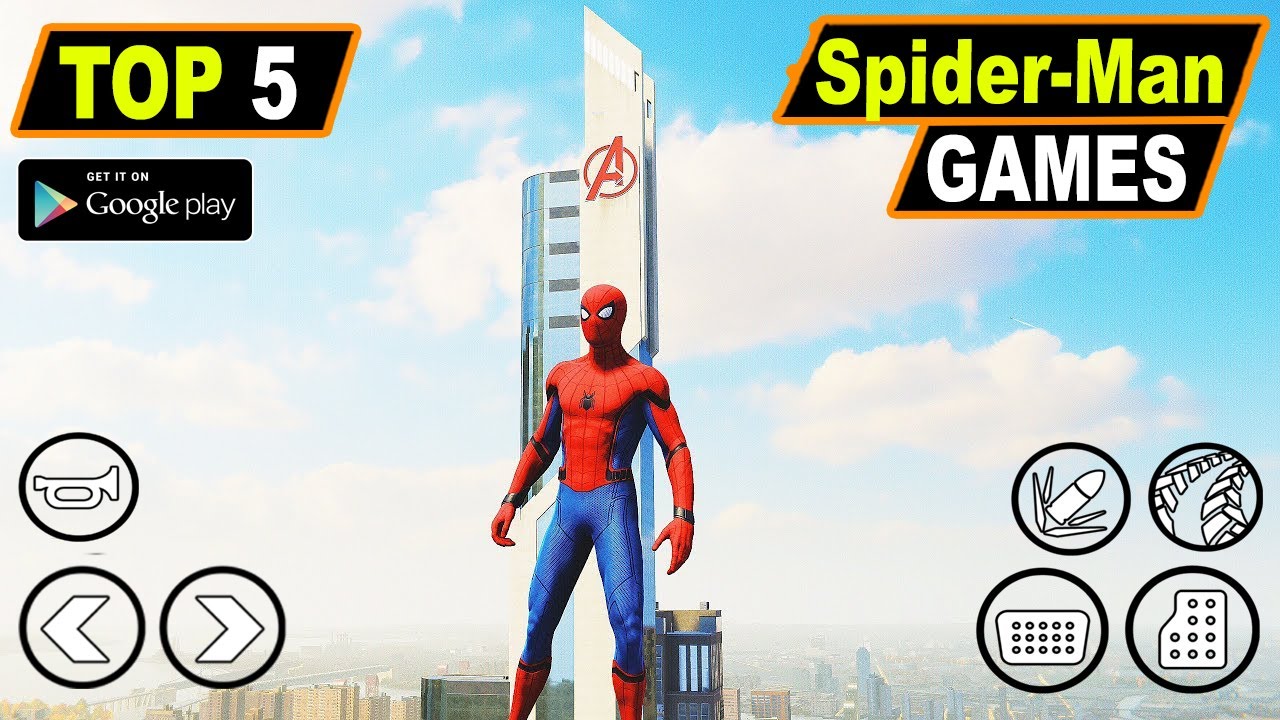 Top 10 OFFLINE Spider-Man Games For Android